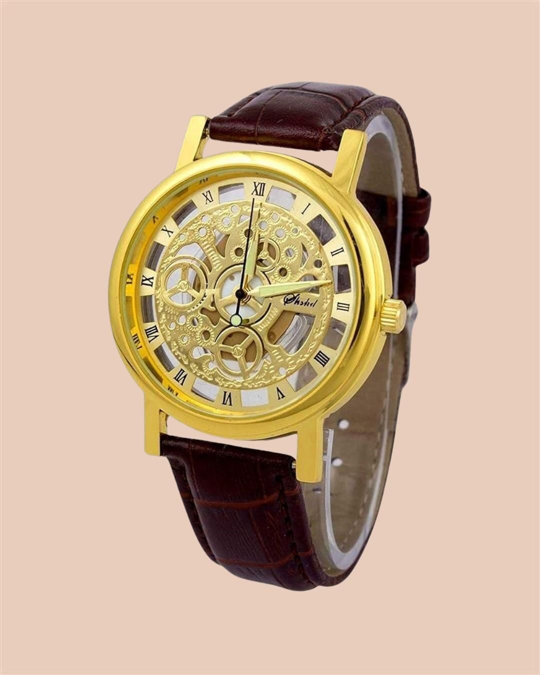 Exclusive leather watch FOR REAL mens
