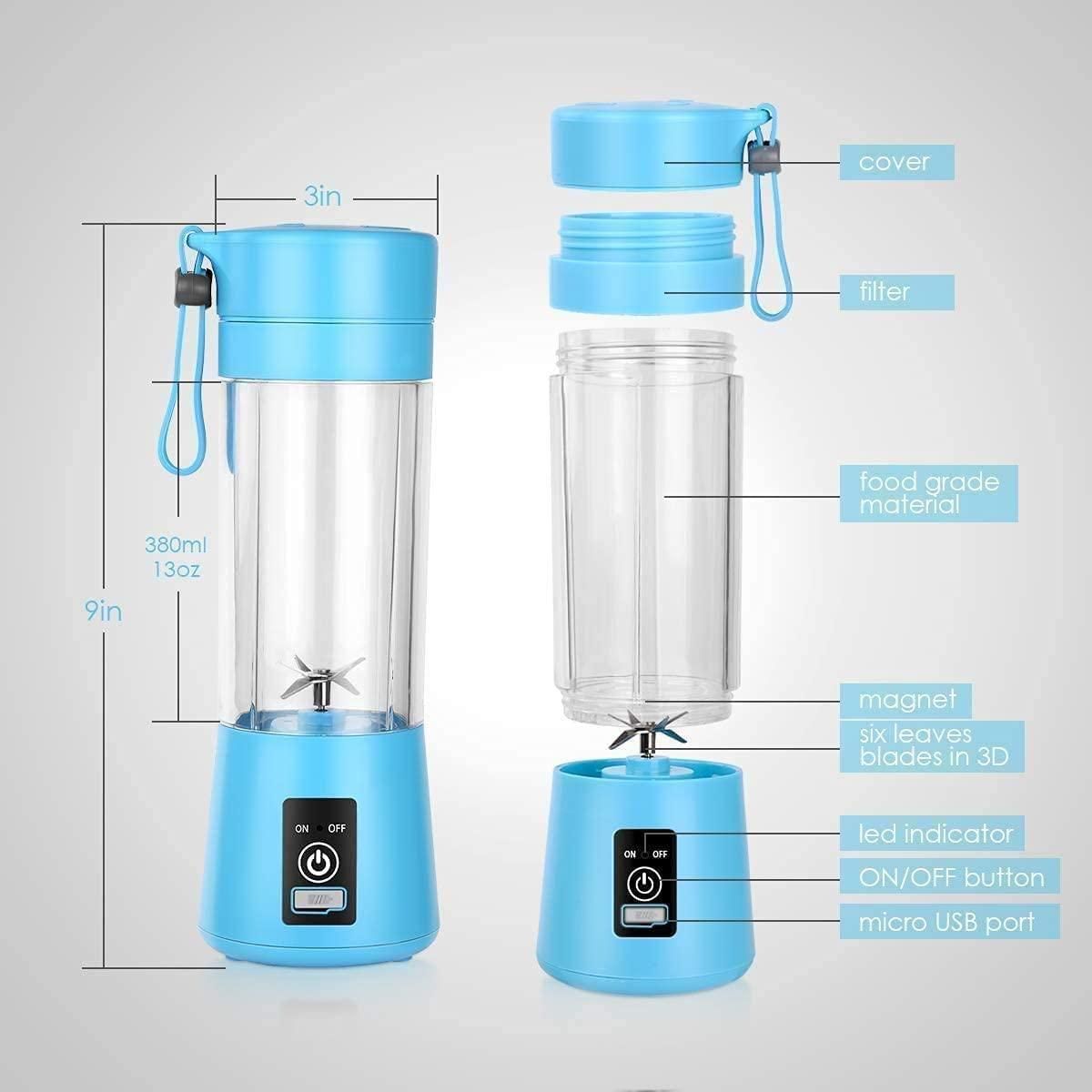 ADVANCE Electric 6 Blade USB Juice Maker (380 ml)