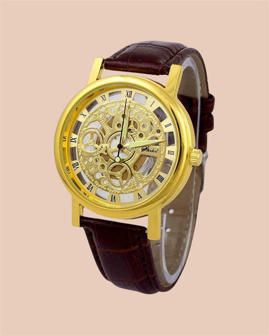 Exclusive leather watch FOR REAL mens