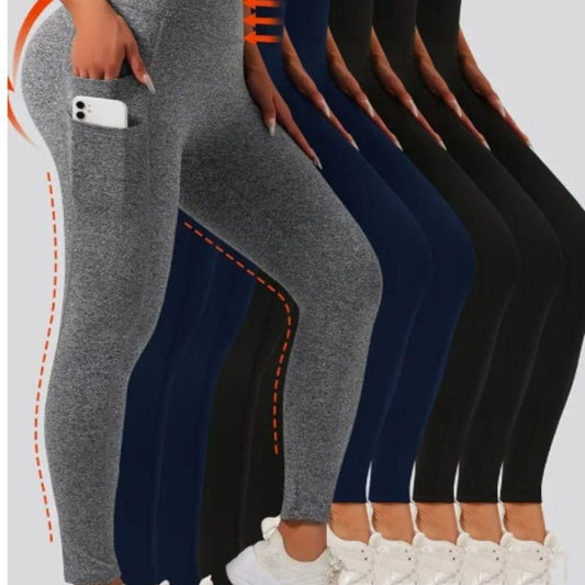 (Anti Sweet proof )Soft & Comfy Slim Elastic Tights With Side Pockets