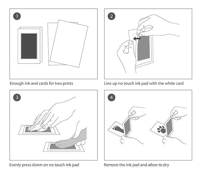 Advance Inkless Technology for  Baby Safity Footprint Kit