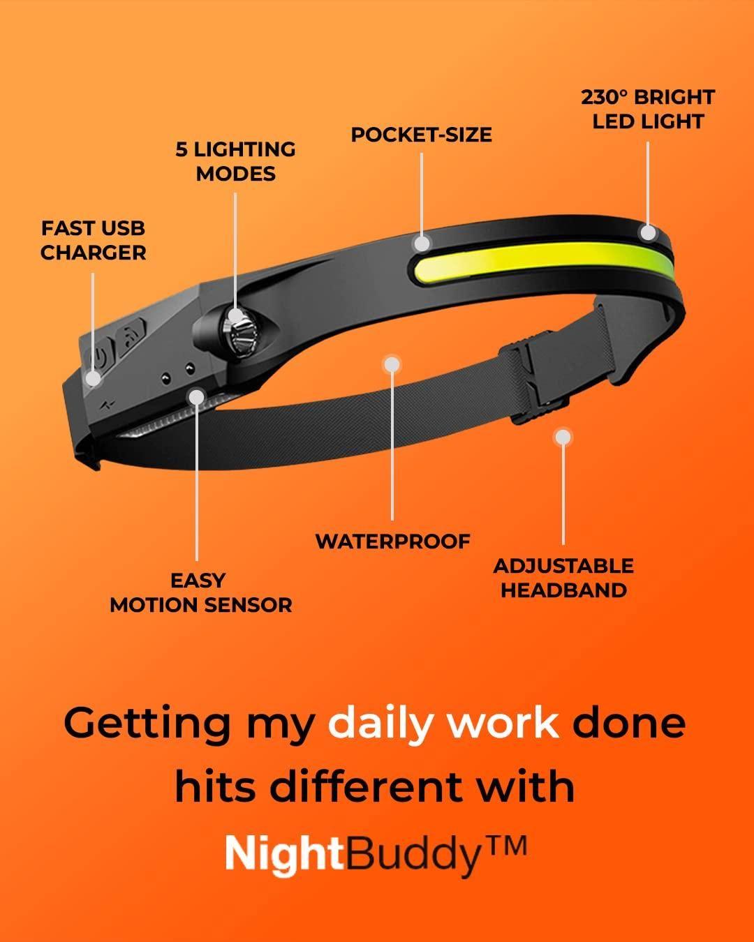 customised LED Headlamp for Camping ( made in Europe