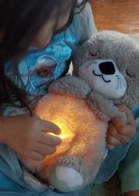 comfort Breathing Teddy Bear with Soothing Music, Comfort Plush