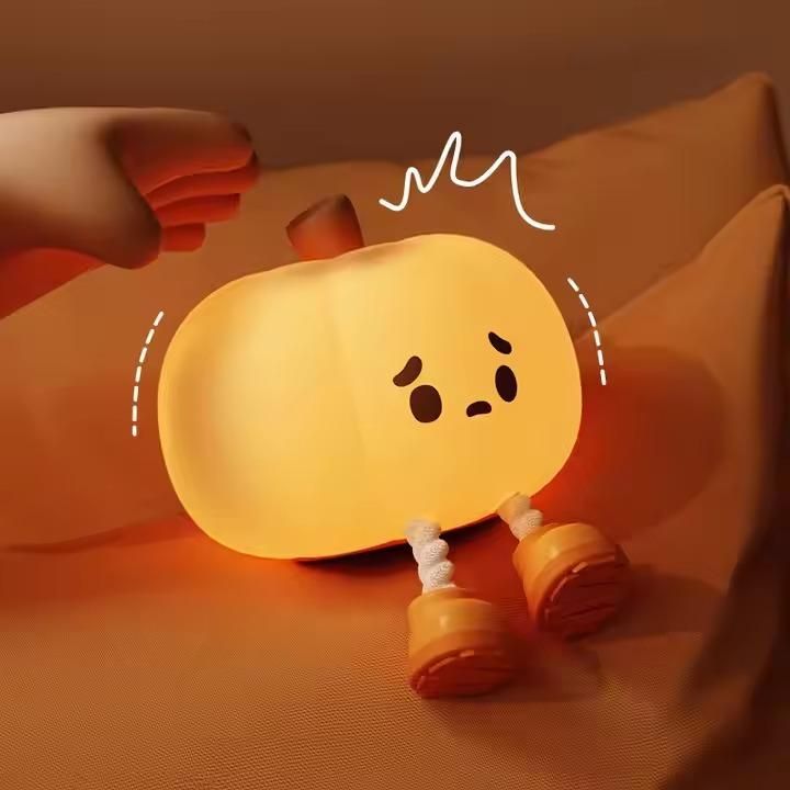 Sad Pumpkin Silicone Lamp ( for single people’s )