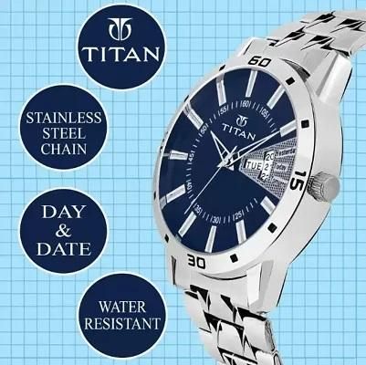 ANALOG Luxury Steel White Gold  watch For REAL Mens