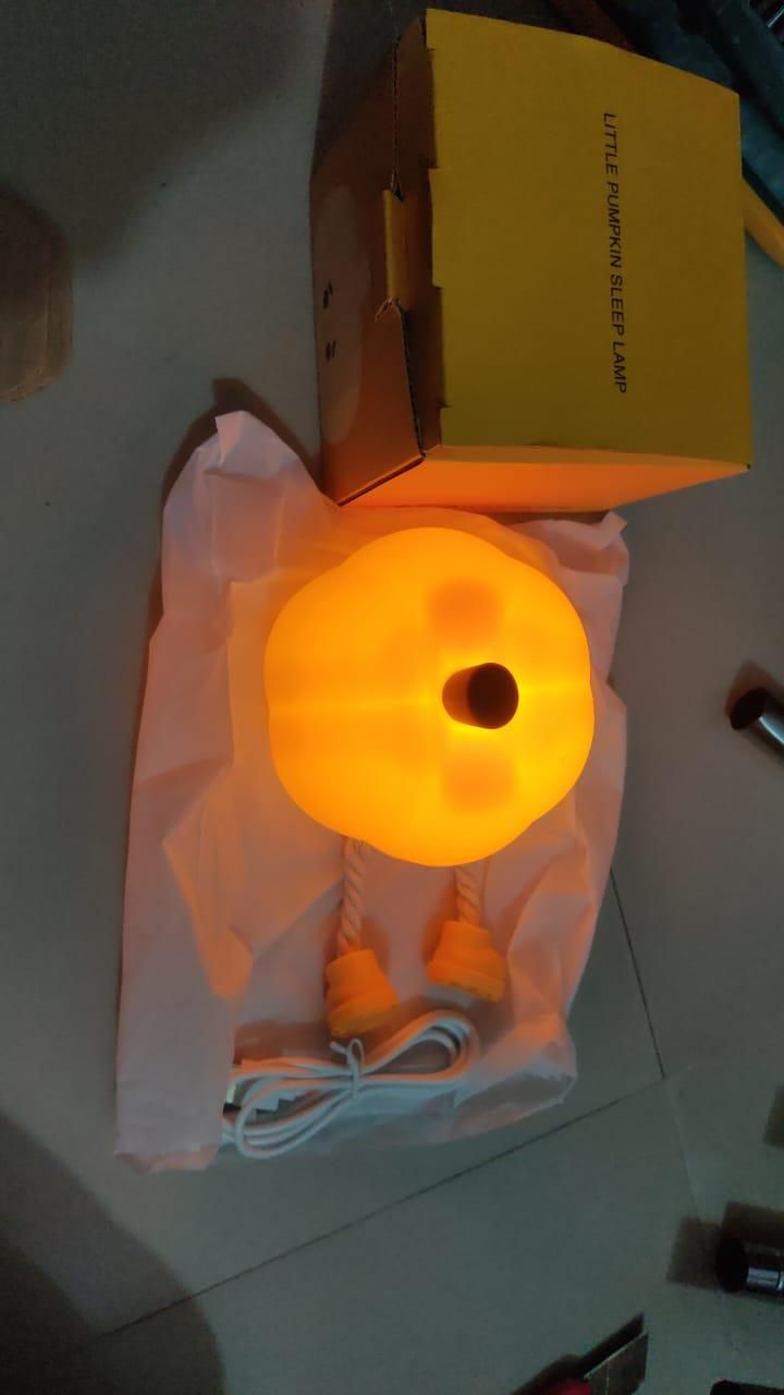 Sad Pumpkin Silicone Lamp ( for single people’s )